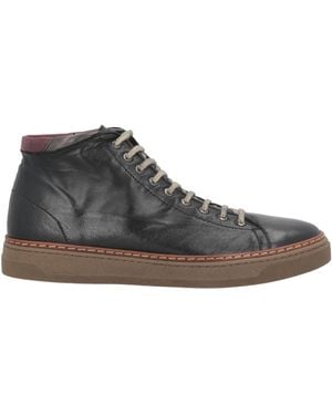 Exton Trainers Leather - Brown