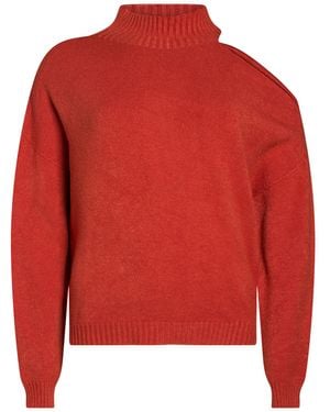 ViCOLO Turtleneck Viscose, Polyester, Polyamide - Red