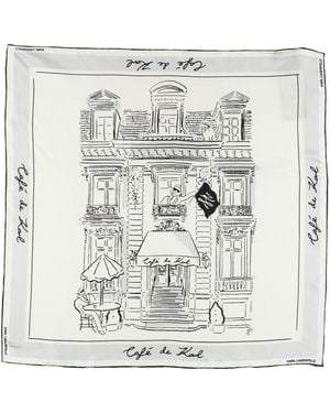 KARL LAGERFELD Scarves - Grey