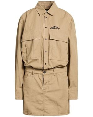 DSquared² Icon Camel Mini Dress Cotton - Natural