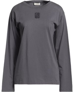 Sandro Slate T-Shirt Cotton - Gray