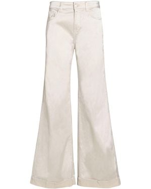Department 5 Trousers Cotton, Viscose, Elastane - White