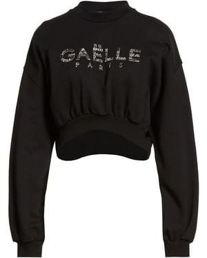 Gaelle Paris Sweatshirt Cotton - Black
