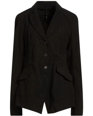 Masnada Blazer Linen, Viscose, Elastane - Black
