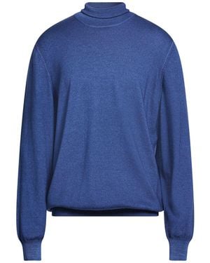 Tagliatore Turtleneck Virgin Wool - Blue