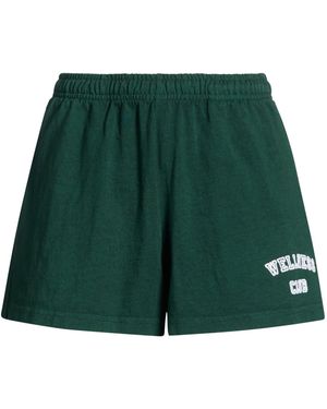 Sporty & Rich Dark Shorts & Bermuda Shorts Cotton - Green