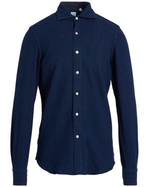 Finamore 1925 Shirt Cotton - Blue