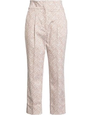 Peserico Trousers Cotton, Elastane - Natural
