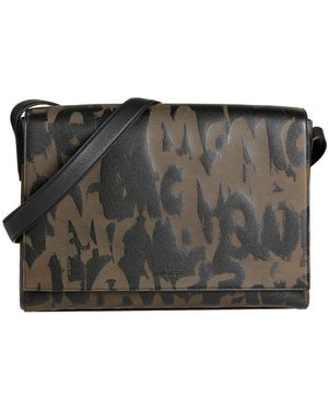 McQueen Cross-Body Bag Leather - Black
