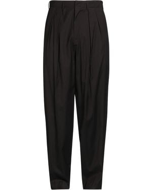 PT Torino Dark Pants Virgin Wool, Viscose, Elastane - Black