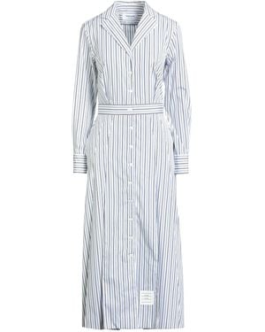 Thom Browne Midi Dress Cotton - Blue