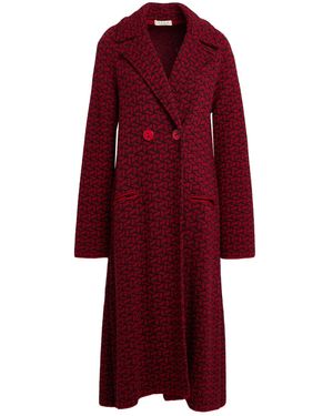 Siyu Coat Merino Wool - Red