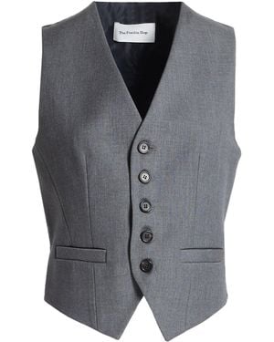 Frankie Shop Tailored Vest Tencel, Rayon, Wool - Gray