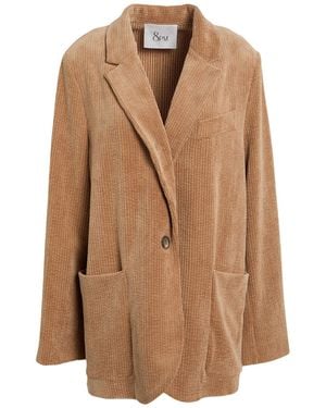 8pm Blazer Polyester, Polyamide, Elastane - Brown