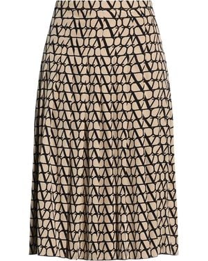 Valentino Garavani Midi-Rock - Schwarz