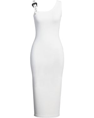 Versace Jeans Couture Vestito Midi - Bianco