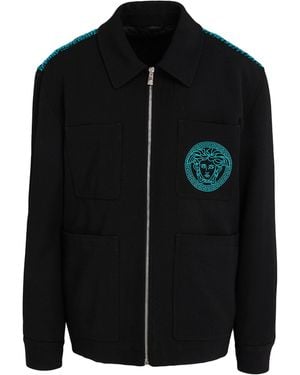 Versace Jacket Virgin Wool, Polyamide, Polyester - Black