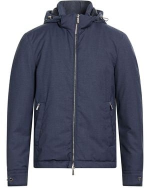 Moorer Puffer Polyester, Viscose - Blue