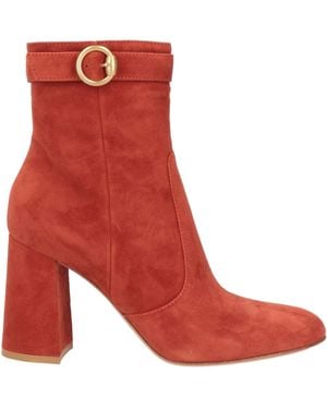 Gianvito Rossi Ankle Boots - Red