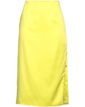Gcds Midi Skirt - Yellow