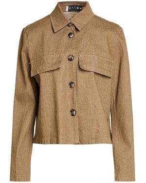 Haveone Camel Denim Outerwear Cotton, Elastane - Natural