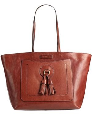 The Bridge Shoulder Bag Leather - Red
