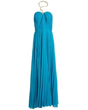 Tassos Mitropoulos Deep Maxi Dress Polyester - Blue