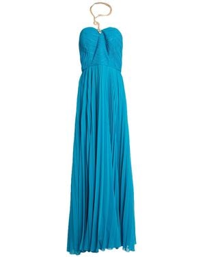 Tassos Mitropoulos Deep Maxi Dress Polyester - Blue