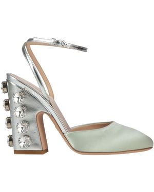 Giambattista Valli Pumps Leather, Textile Fibers - Metallic