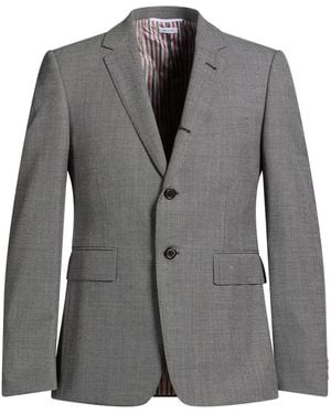 Thom Browne Blazer Wool - Gray