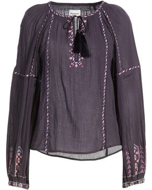 Isabel Marant Top Cotton - Purple