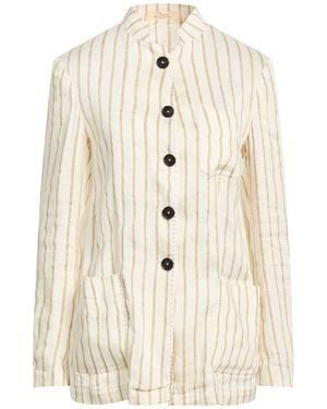 Massimo Alba Jacket Linen, Silk - White