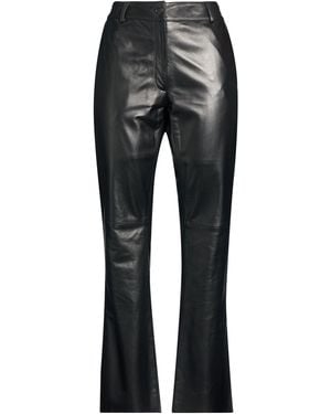 Myskin Pants Leather - Gray