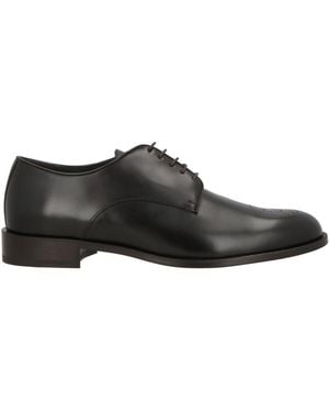 Giorgio Armani Lace-Up Shoes Cow Leather - Black