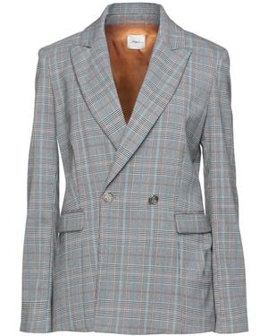 .., merci italia Blazer Polyester, Viscose, Elastane - Gray