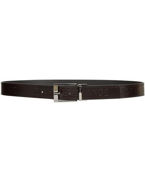 ARMANI EXCHANGE Chocolate Belt Leather - Brown
