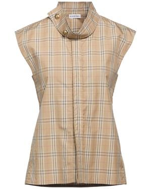 Burberry Camel Top Cotton - Natural