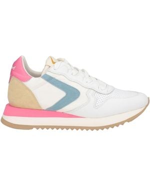 Valsport Sneakers Leather, Textile Fibers - White