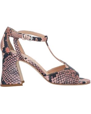 ETTORE LAMI Blush Sandals Leather - Pink