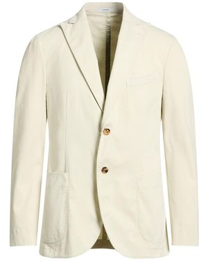 Boglioli Cream Blazer Cotton, Elastane - Natural