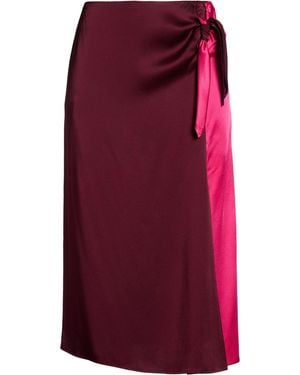 Clips Midi Skirts - Purple