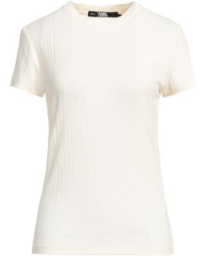 Karl Lagerfeld T-Shirt Lyocell, Elastane - White