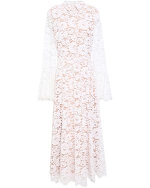 Michael Kors Maxi Dress Cotton, Nylon, Viscose - White