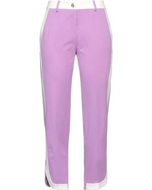 Gaelle Paris Pants Viscose, Polyamide, Elastane - Purple
