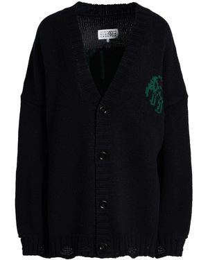 MM6 by Maison Margiela Strickjacke - Schwarz
