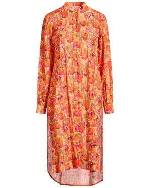 CONNOR & BLAKE Vestido Midi - Naranja