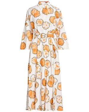 Akris Midi-Kleid - Mettallic