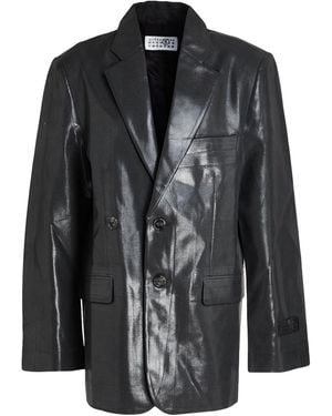 Maison Margiela Blazer Polyester, Wool - Black