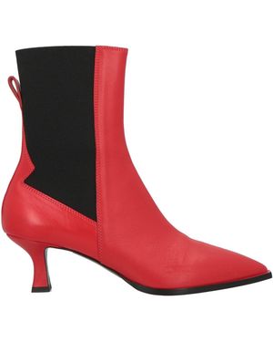 3Juin Ankle Boots Leather - Red