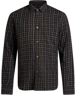 Dondup Military Shirt Cotton, Elastane - Black